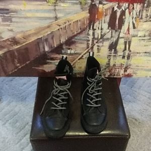 Black Sneaker Style rain boots